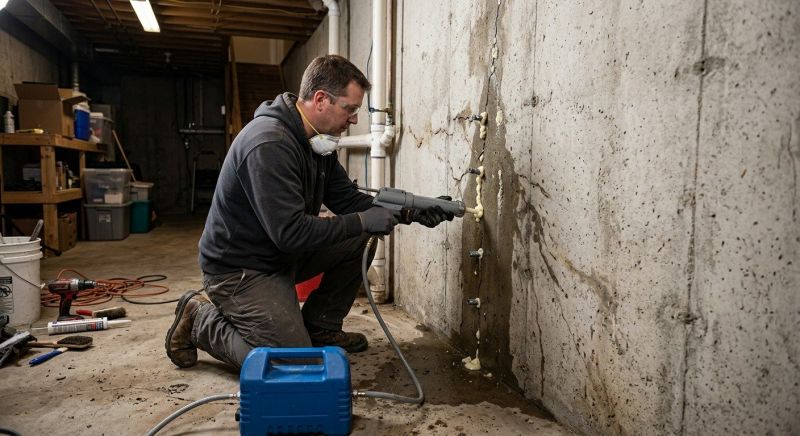 Basement Foundation Repair in Hydes, MD