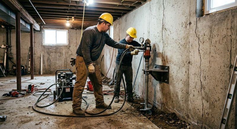 Basement Stabilization in Perry Hall, MD
