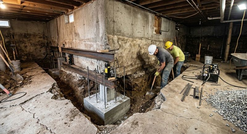 Basement Underpinning in Perry Hall, MD