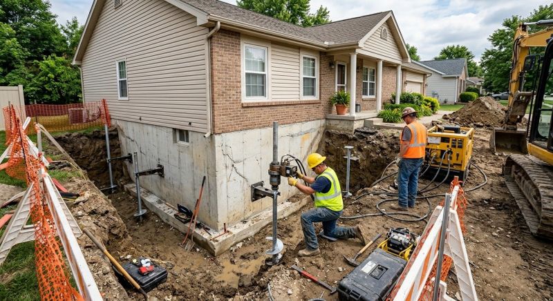 Building Foundation Repair in Severna Park, MD