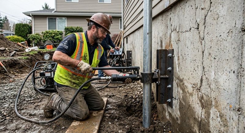 Concrete Foundation Leveling in Aberdeen Proving Ground, MD