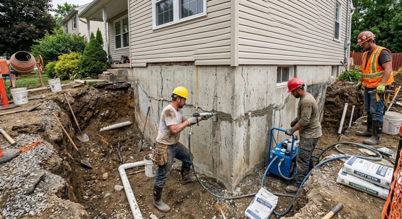 Concrete Foundation Repair in Monkton, MD