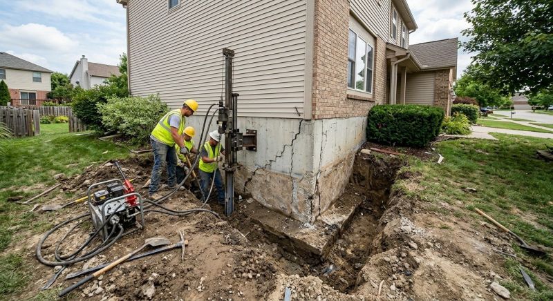 Concrete Foundation Repair in Phoenix, MD