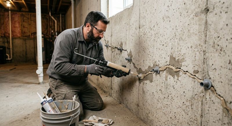 Cracked Foundation Repair in Hydes, MD
