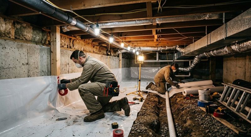 Crawl Space Leveling in Perry Hall, MD