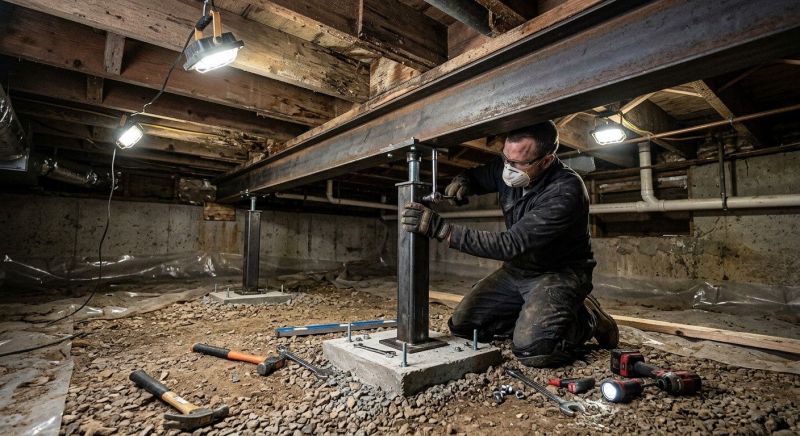 Crawlspace Structural Repair in Perry Hall, MD