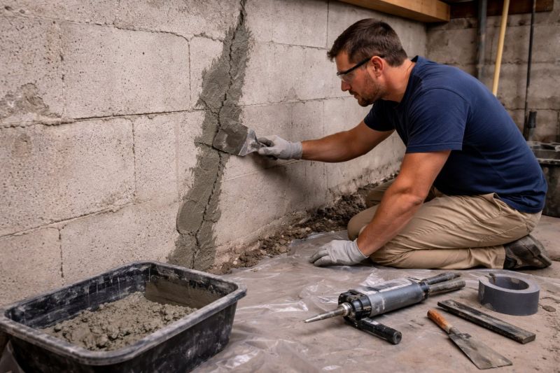 Foundation Crack Repair in Monkton, MD