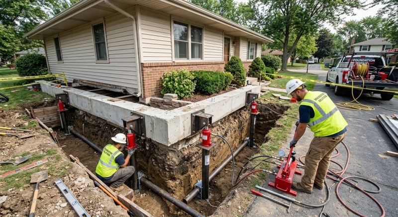 Foundation Jacking in Aberdeen, MD