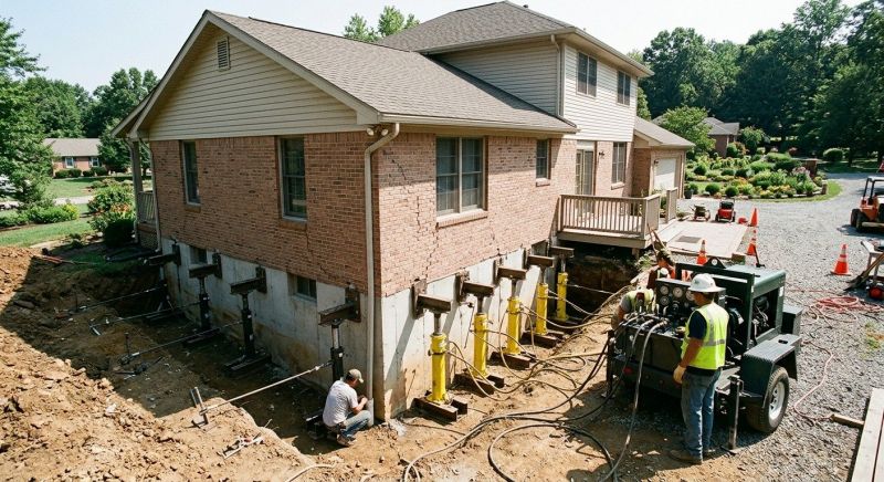 Foundation Jacking in Aberdeen Proving Ground, MD