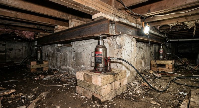 Foundation Jacking in Aberdeen Proving Ground, MD