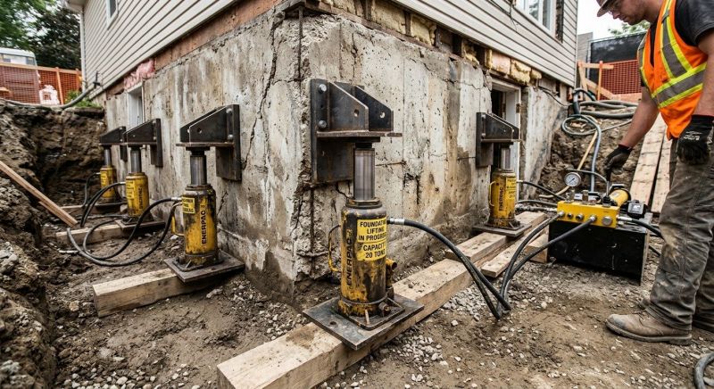 Foundation Jacking in Hanover, MD