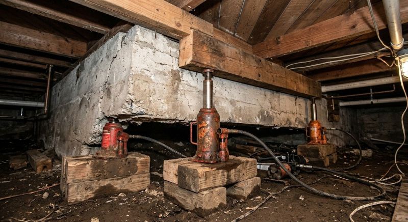 Foundation Jacking in Maryland Line, MD