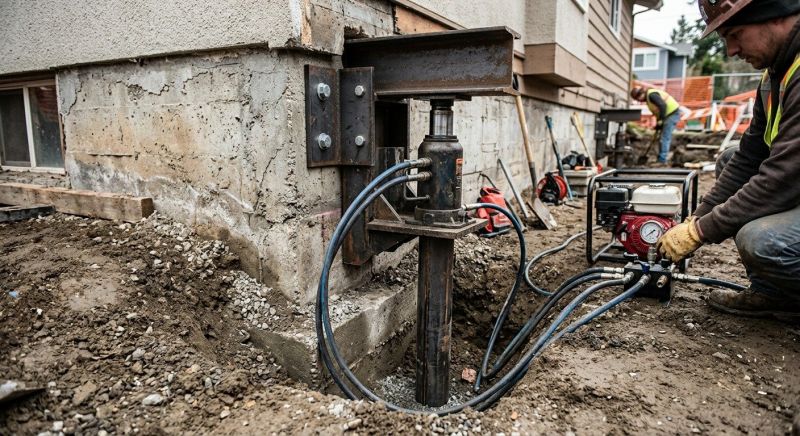Foundation Lifting in Baltimore, MD