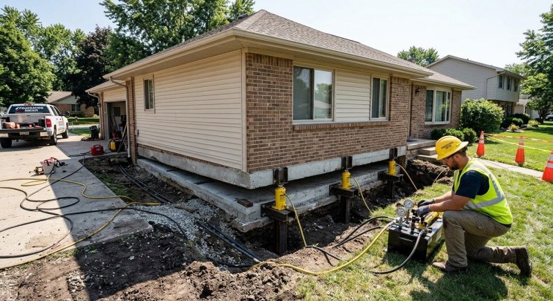 Foundation Lifting in Cockeysville, MD