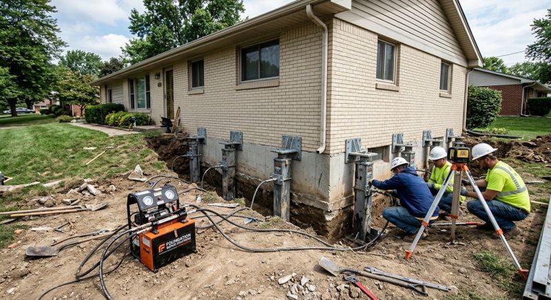 Foundation Pier Leveling in Perry Hall, MD