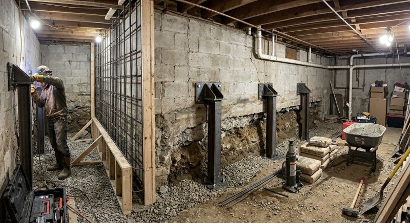 Foundation Stabilizing in Churchville, MD