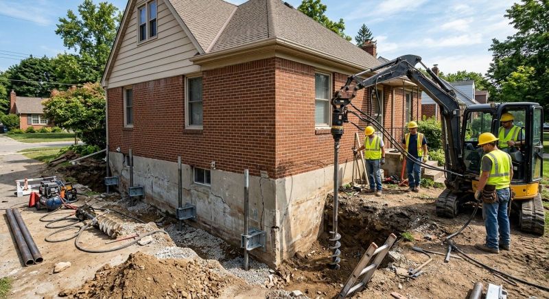 Foundation Stabilizing in Delta, PA