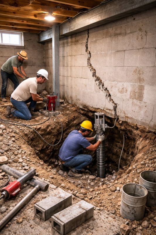 Foundation Structural Repair in Havre De Grace, MD