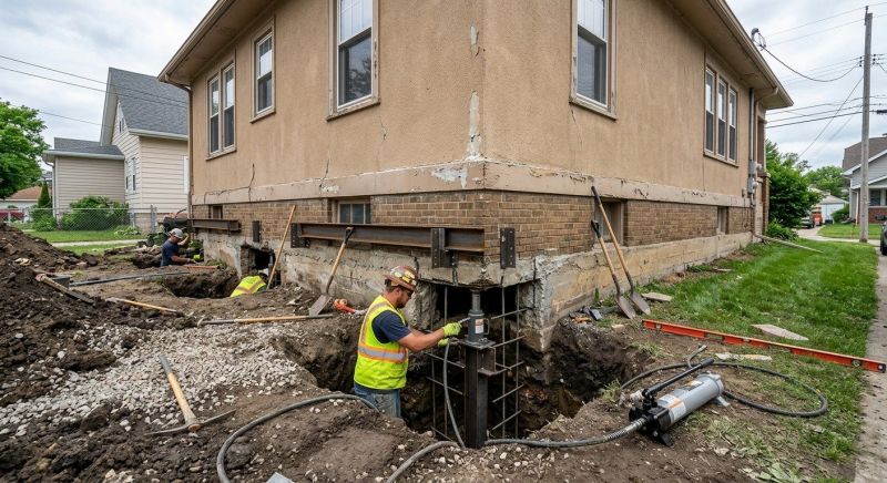 Foundation Underpinning in Perry Hall, MD