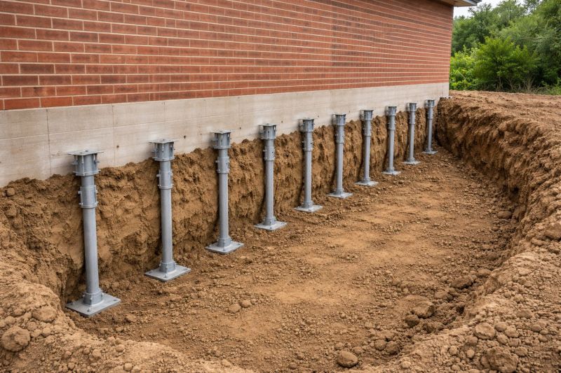 Helical Piers Installation in Perry Hall, MD