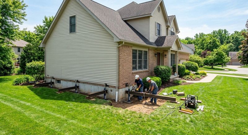 House Foundation Leveling in Perry Hall, MD