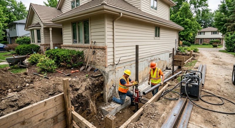 House Foundation Repair in Anne Arundel County, MD