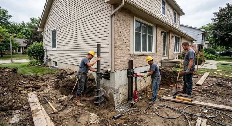 House Foundation Repair in Arnold, MD