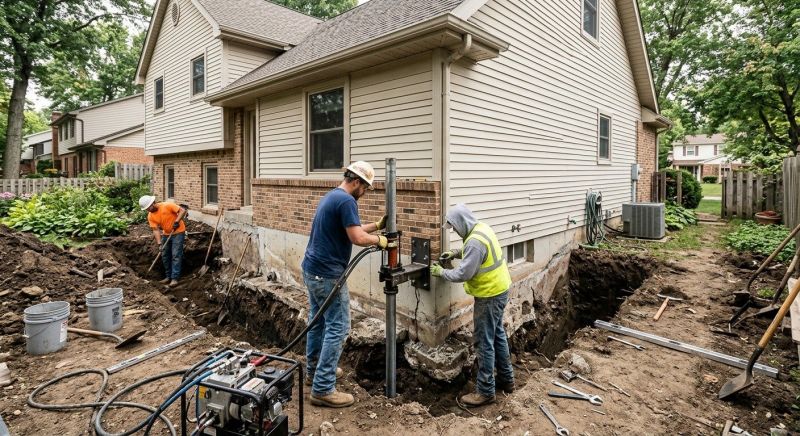 House Foundation Repair in Chestertown, MD