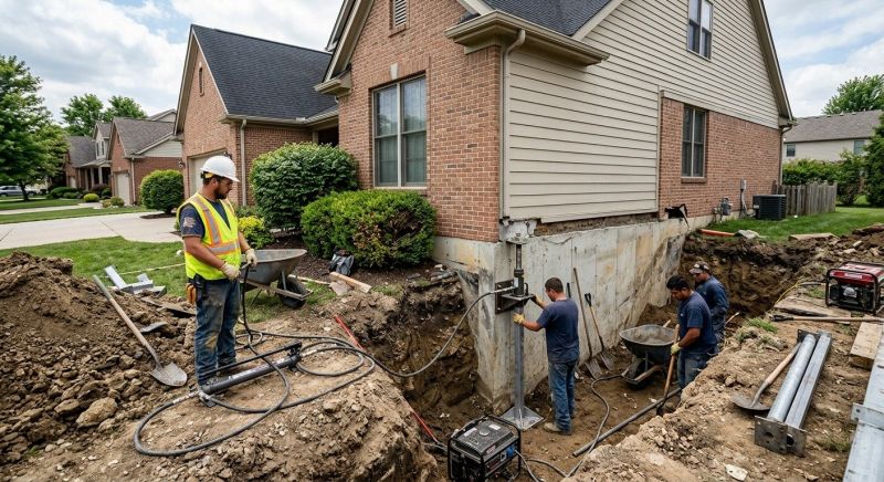 House Foundation Repair in Pasadena, MD