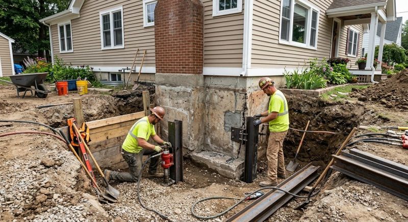 House Foundation Repair in Pikesville, MD