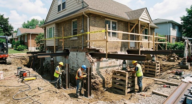 House Foundation Repair in Rosedale, MD