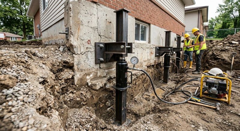 Sinking Foundation Lifting in Perry Hall, MD