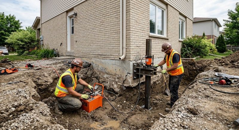 Sinking Foundation Lifting in Perry Hall, MD