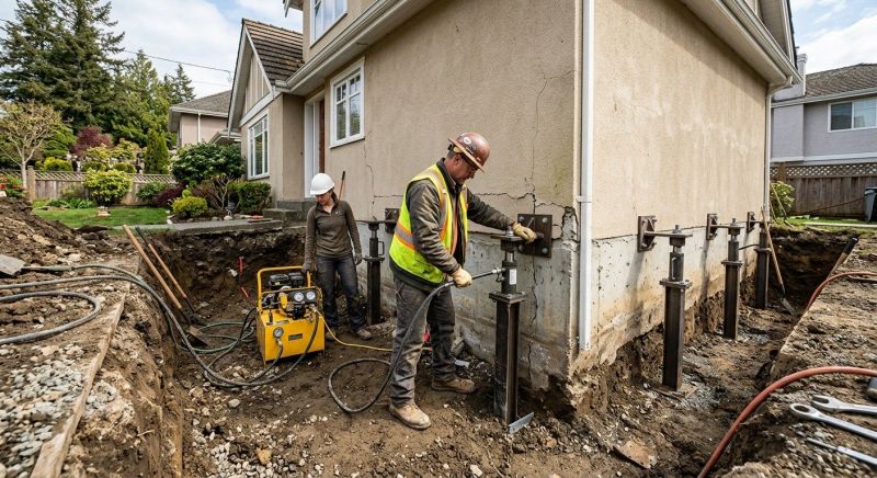 Sinking Foundation Repair in Chestertown, MD