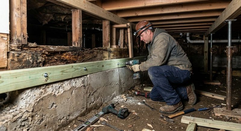 Sinking Foundation Repair in Edgewood, MD