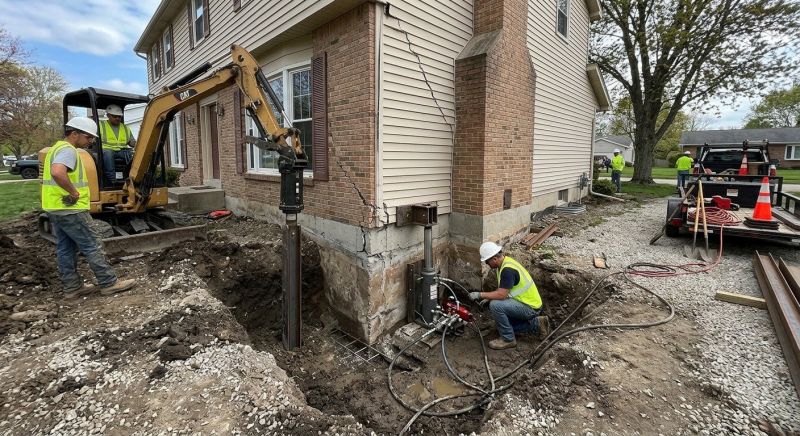 Sinking Foundation Repair in Hanover, MD