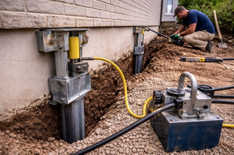Sinking Foundation Repair in Maryland Line, MD