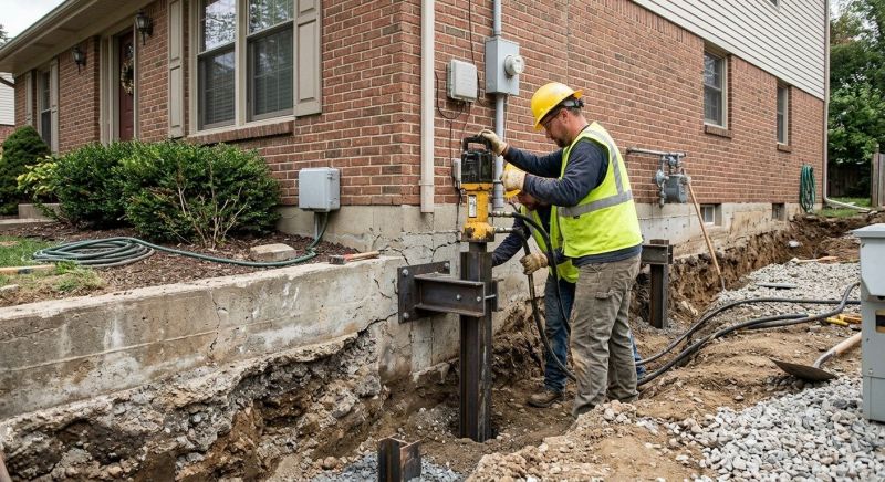 Structural Foundation Repair in Maryland Line, MD