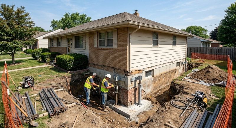 Structural Foundation Repair in Pikesville, MD