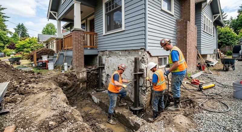 Structural Foundation Repair in Rock Hall, MD