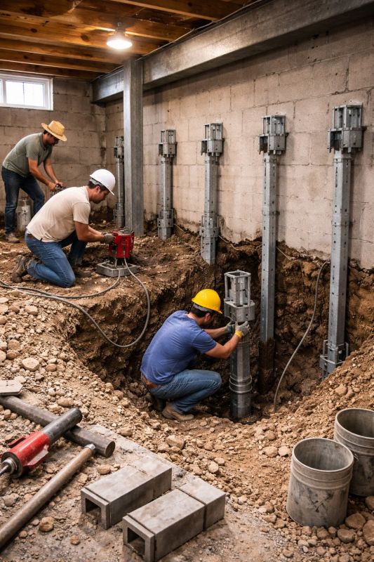 Structural Underpinning in Perry Hall, MD
