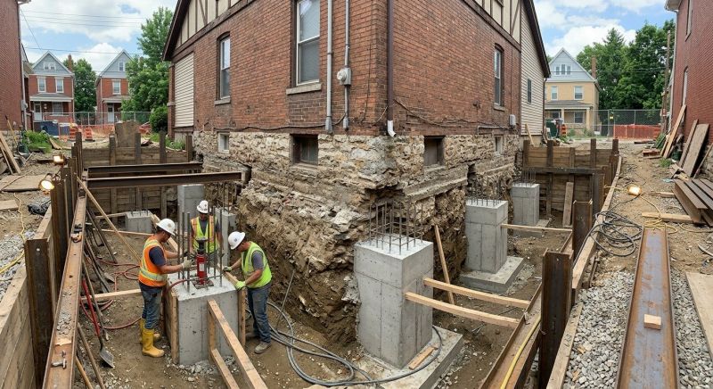 Structural Underpinning in Perry Hall, MD